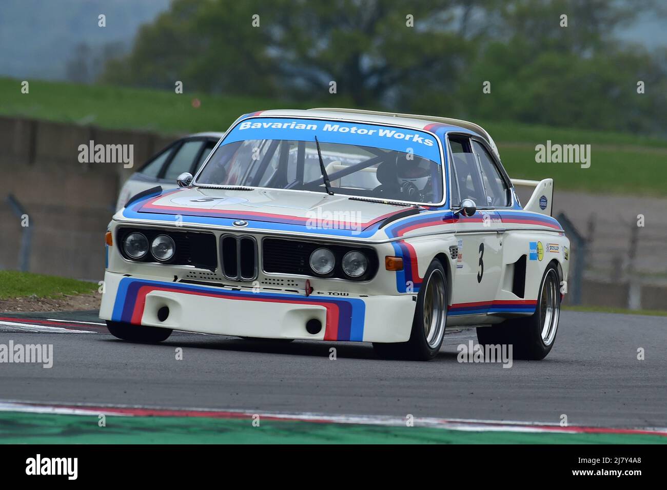 Daniel Reinhardt, Dominique Reinhardt, BMW CSL 3 litres, Une course d'une heure avec la possibilité d'un second pilote dans des salons emblématiques et des pilotes de voitures de tourisme Banque D'Images