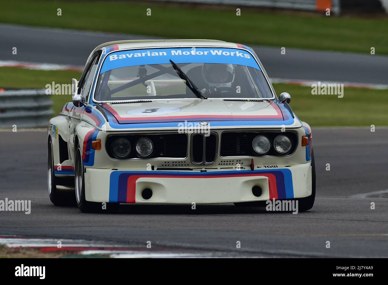 Daniel Reinhardt, Dominique Reinhardt, BMW CSL 3 litres, Une course d'une heure avec la possibilité d'un second pilote dans des salons emblématiques et des pilotes de voitures de tourisme Banque D'Images