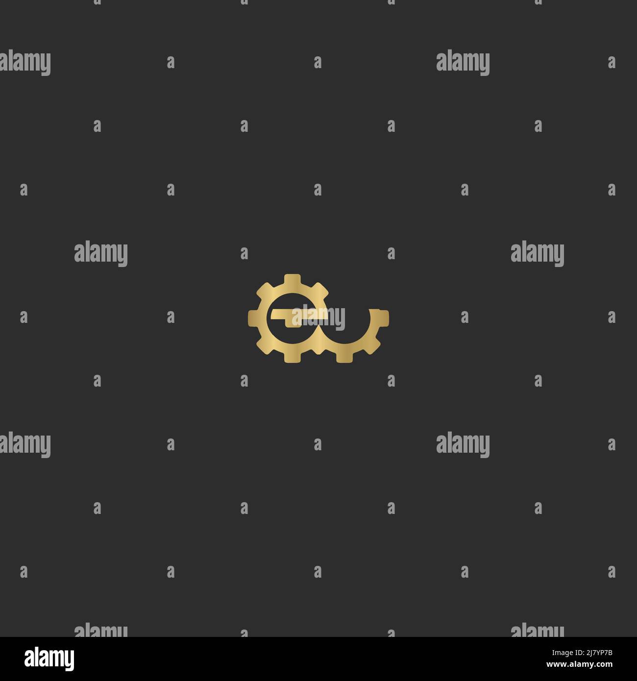 Initiales de l'alphabet logo EW, WE, E et W. Illustration de Vecteur