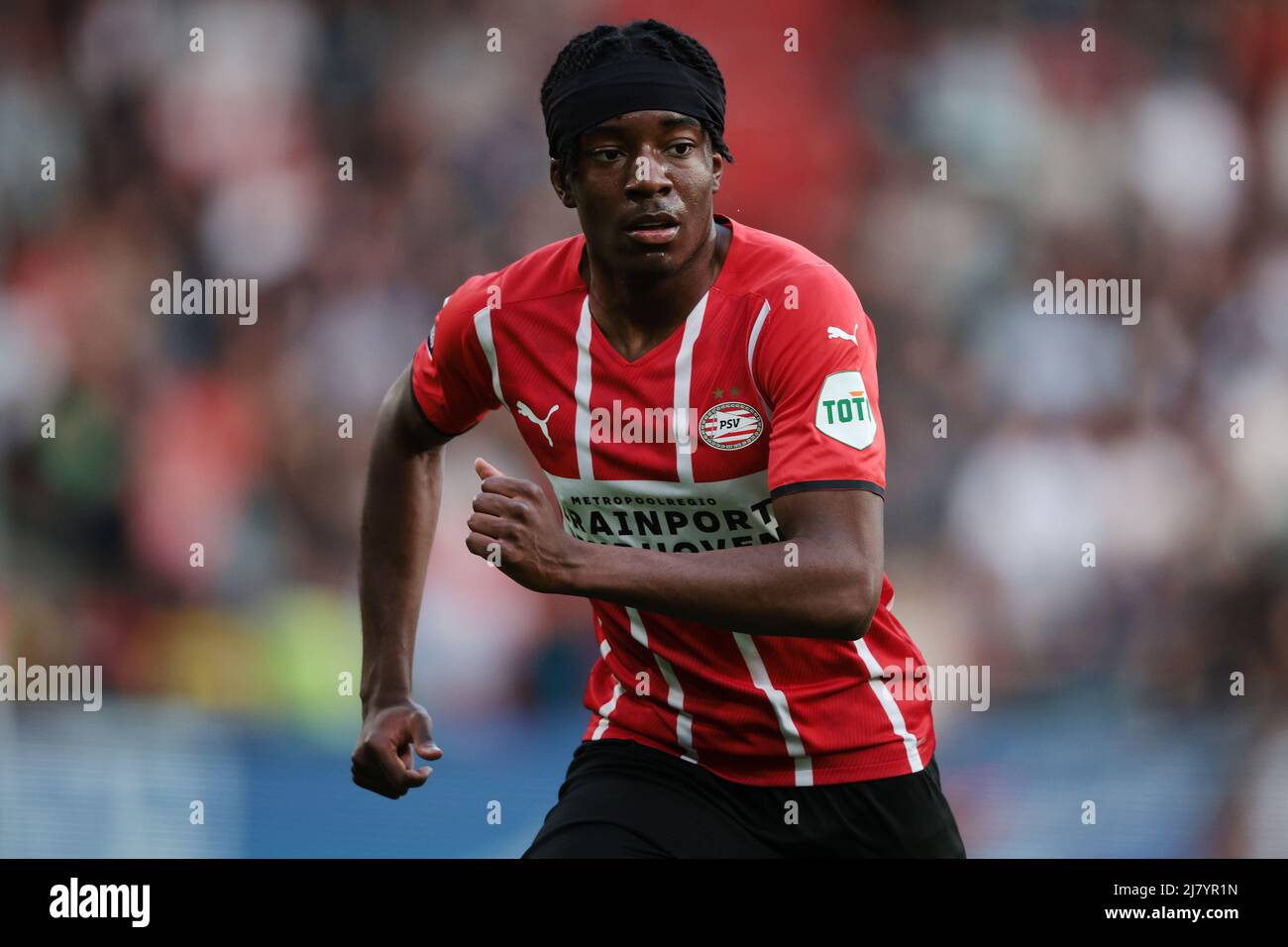 EINDHOVEN - Noni Madueke de PSV Eindhoven lors du match néerlandais Eredivisie entre PSV Eindhoven et NEC au stade Phillips le 11 mai 2022 à Eindhoven, pays-Bas. PNA JEROEN PUTMANS Banque D'Images