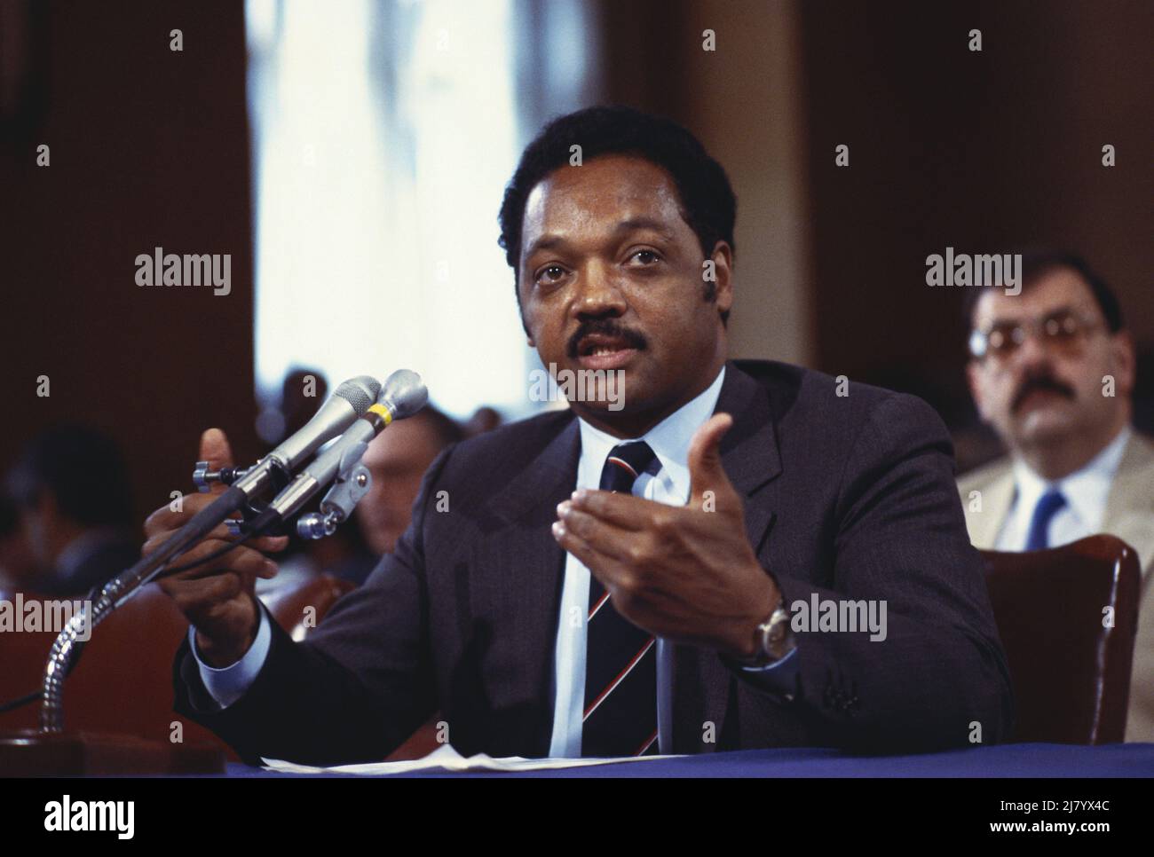 Jesse Jackson, v.1988 Banque D'Images