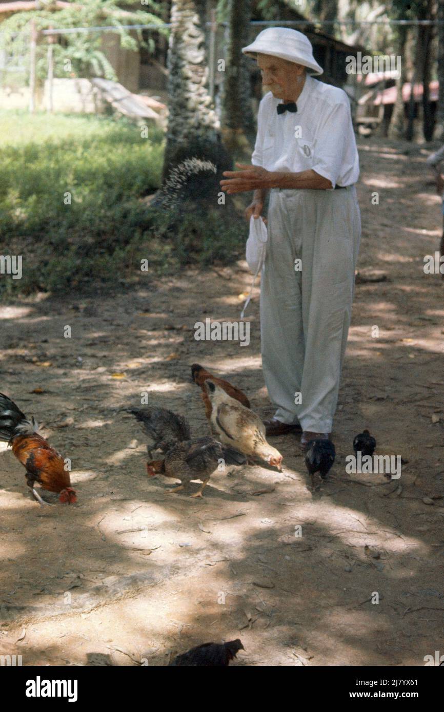 Dr Albert Schweitzer au Gabon Banque D'Images