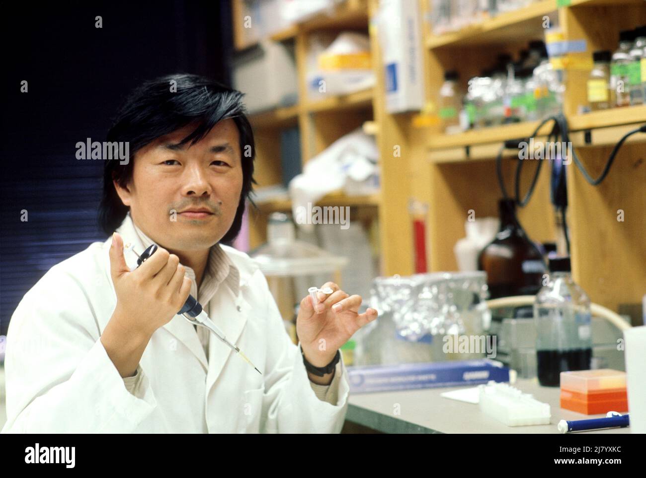 Susumu Tonegawa Prix Nobel 1987 Banque D'Images