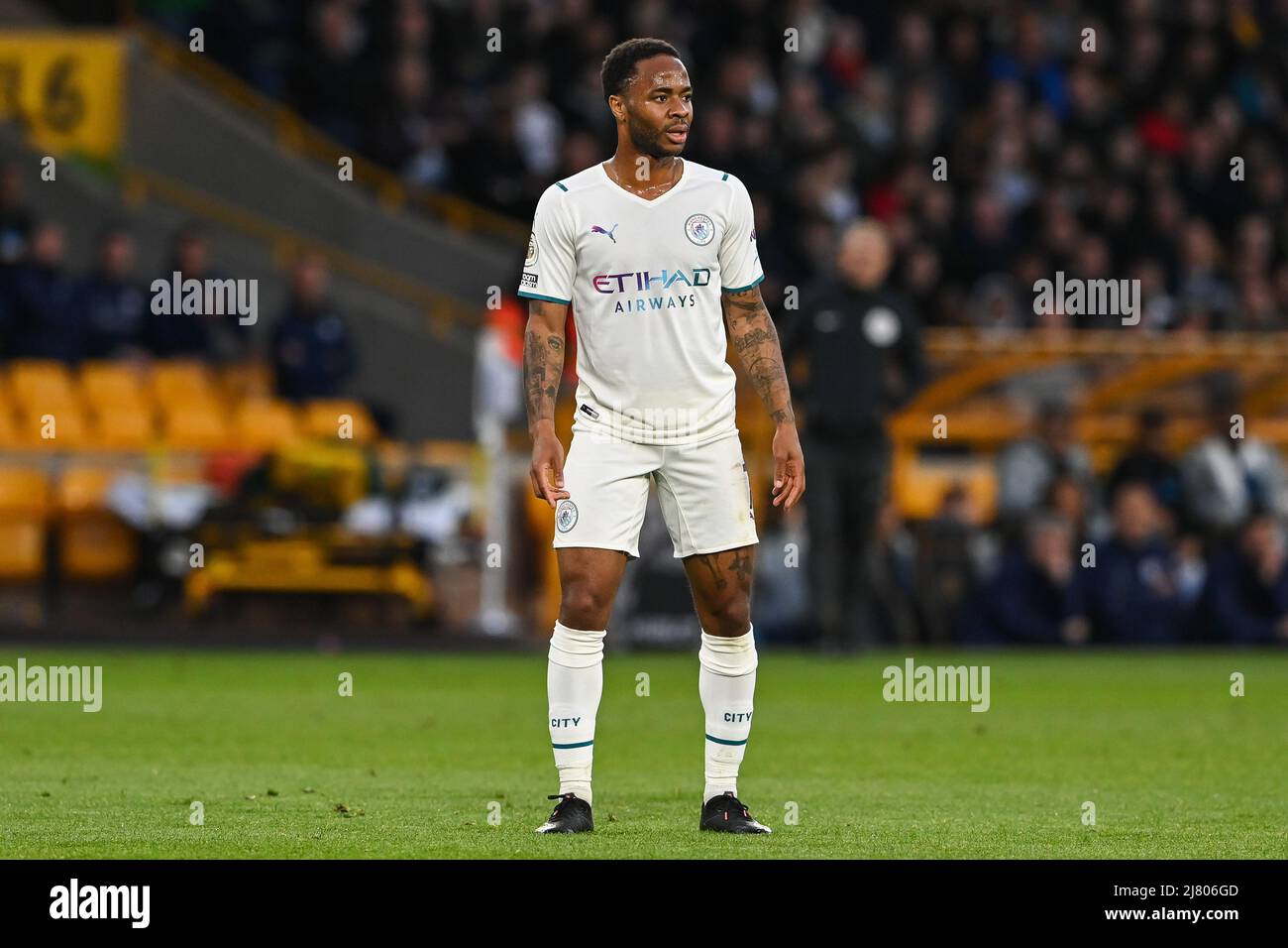 Raheem Sterling #7 de Manchester City pendant le match Banque D'Images