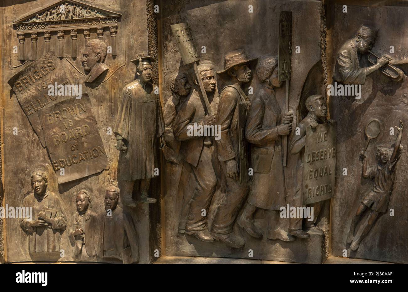 Monument d'histoire afro-américaine à la maison d'État de Columbia en Caroline du Sud Banque D'Images