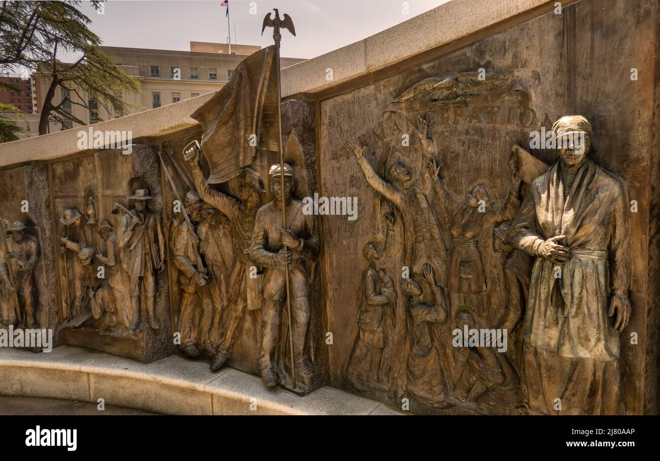 Monument d'histoire afro-américaine à la maison d'État de Columbia en Caroline du Sud Banque D'Images