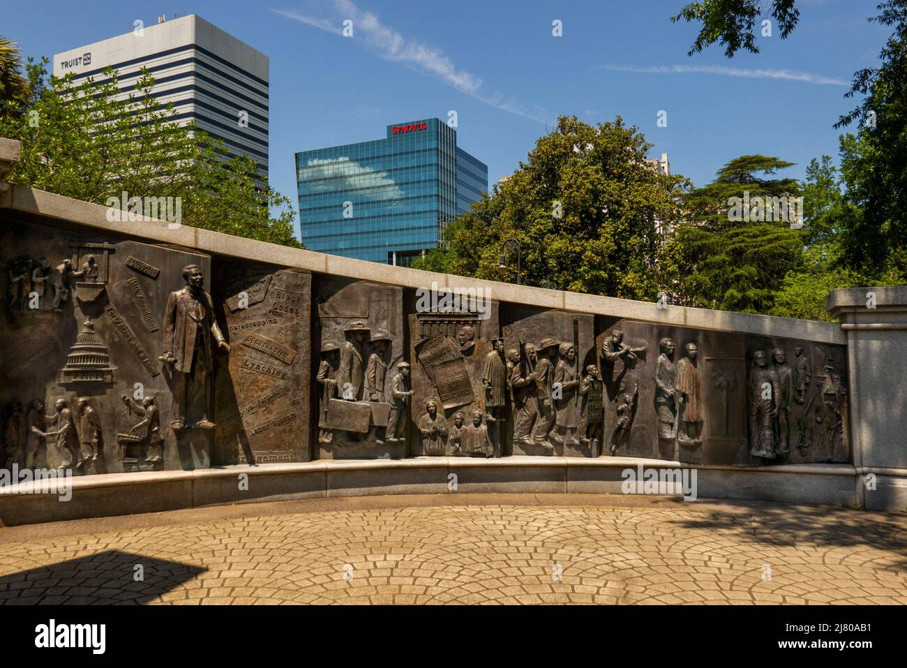 Monument d'histoire afro-américaine à la maison d'État de Columbia en Caroline du Sud Banque D'Images