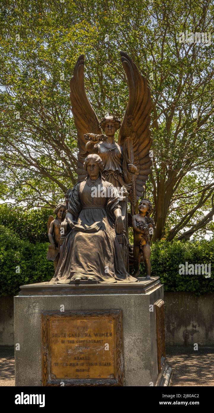 South Carolina Monument aux femmes de la Confédération de Columbia SC Banque D'Images