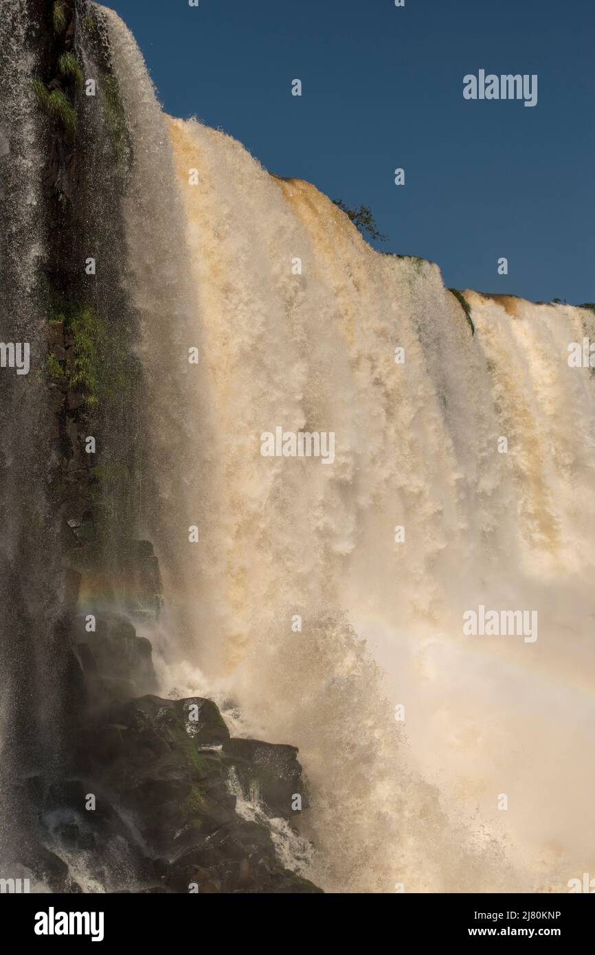 Paysage des chutes d'Iguazú Banque D'Images