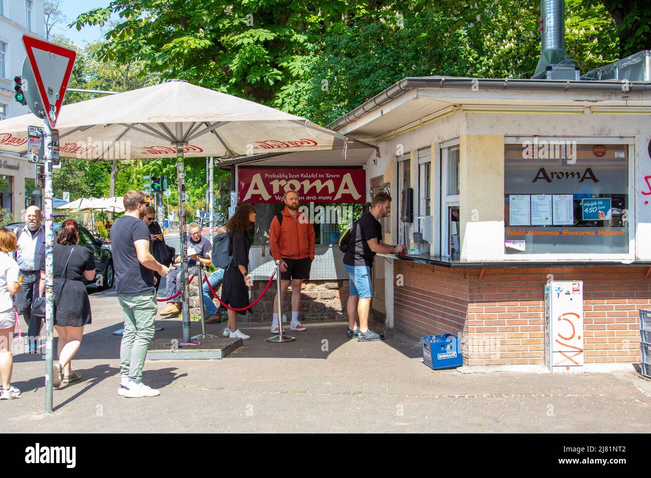 Restaurant Aroma Mediterranean, Francfort, Allemagne Banque D'Images