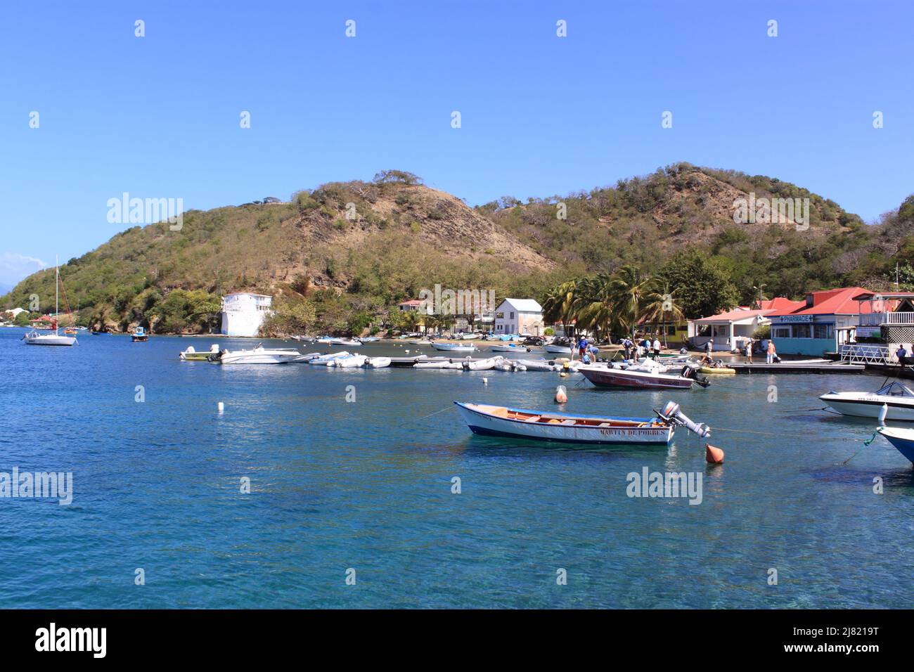 île les Saintes, Guadeloupe Banque D'Images