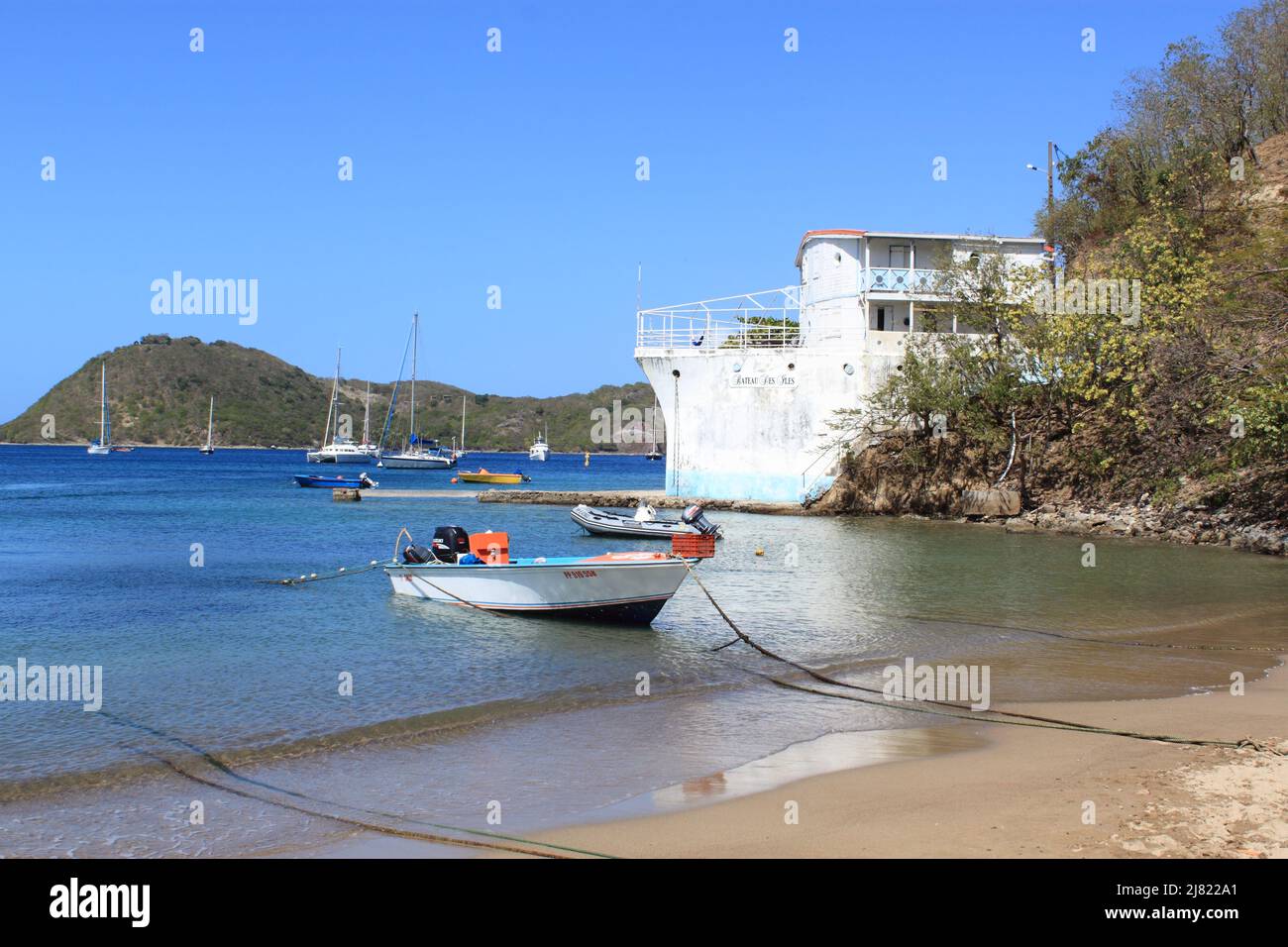 île les Saintes, Guadeloupe Banque D'Images