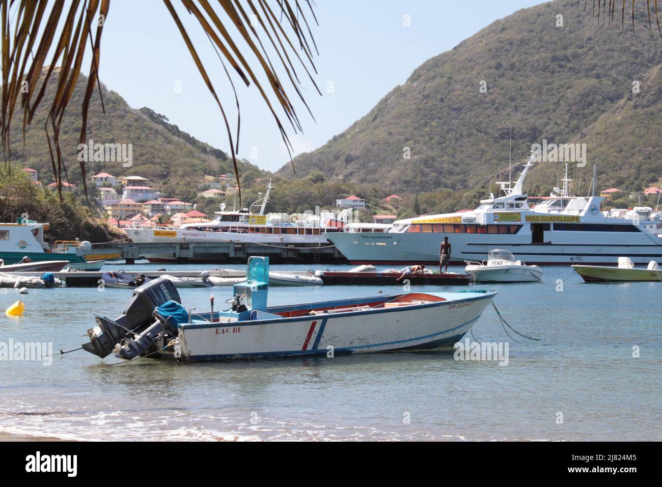 île les Saintes, Guadeloupe Banque D'Images
