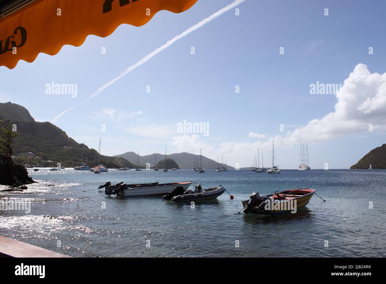 Châteaux-forts, île les Saintes, Guadeloupe Banque D'Images