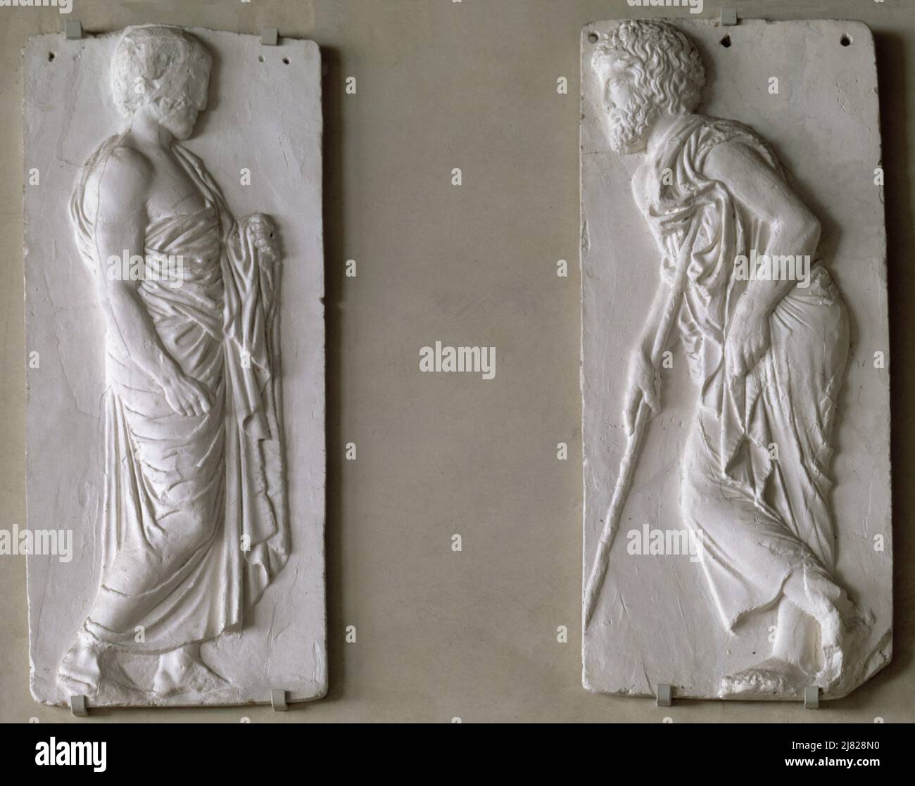 Côté d'un sarcophage représentant les travaux d'Hercules, romain, 2nd siècle (marbre); Palazzo Ducale et Museo, Mantoue, Lombardie, Italie; . Banque D'Images