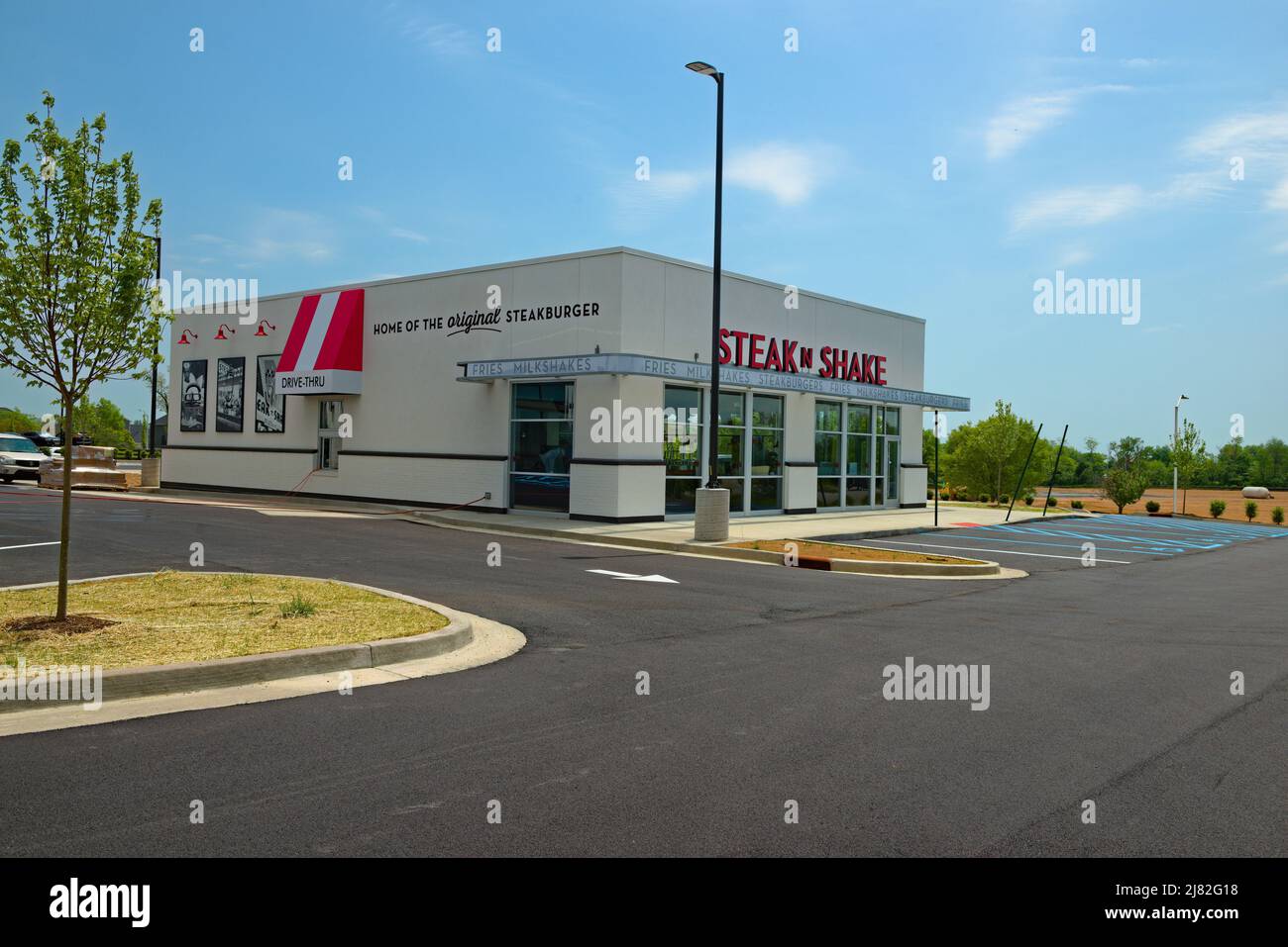 Restaurant Steak and Shake Banque D'Images