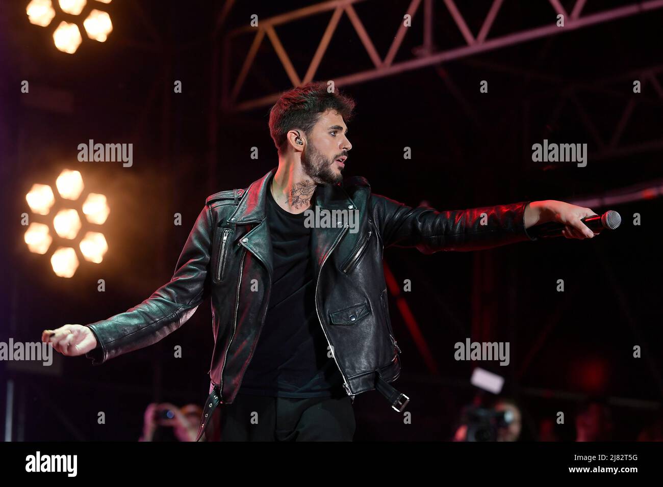 Turin, Italie. 11th mai 2022. Turin, 11 mai 2022, Italie Eurovision Village, Parco del Valentino groupes qu'ils représentent: France, Norvway, Ukraine au Concours Eurovision Song 2022 Alan & Ahez (Frence) (photo de Tonello Abozzi/Pacific Press) crédit: Pacific Press Media production Corp./Alay Live News Banque D'Images