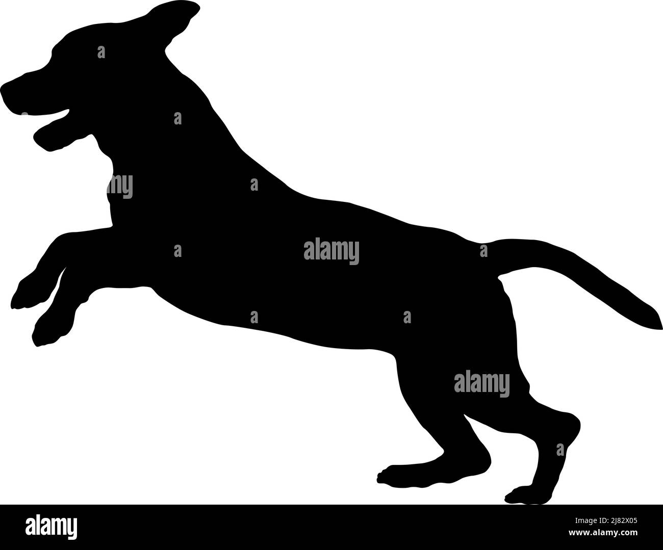 Courir et sauter beagle anglais chiot. Silhouette de chien noire. Animaux de compagnie. Isolé sur un fond blanc. Illustration vectorielle. Illustration de Vecteur Courir et sauter beagle anglais chiot. Silhouette de chien noire. Animaux de compagnie. Isolé sur un fond blanc. Illustration vectorielle. Illustration de Vecteur