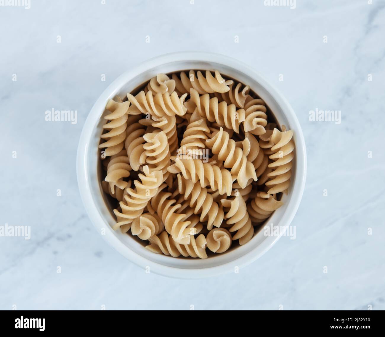 Fusilli de blé entier Banque D'Images