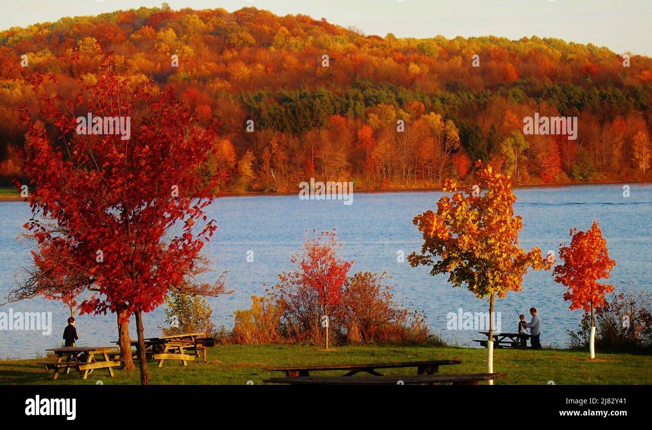 paysage pittoresque de pennsylvanie Banque D'Images