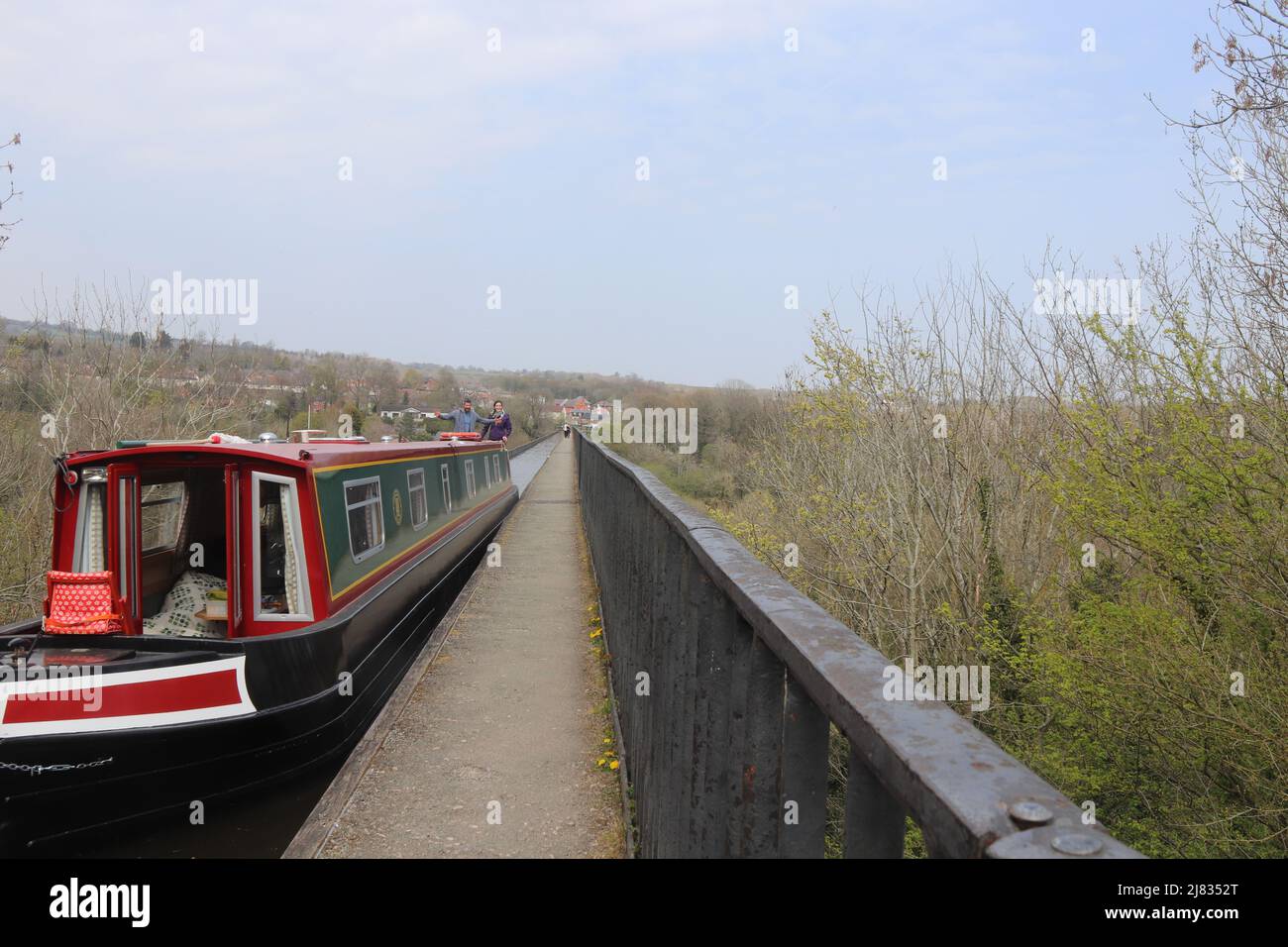 L'aqueduc de Pontcysyllte et le Canal sont classés au patrimoine mondial Banque D'Images