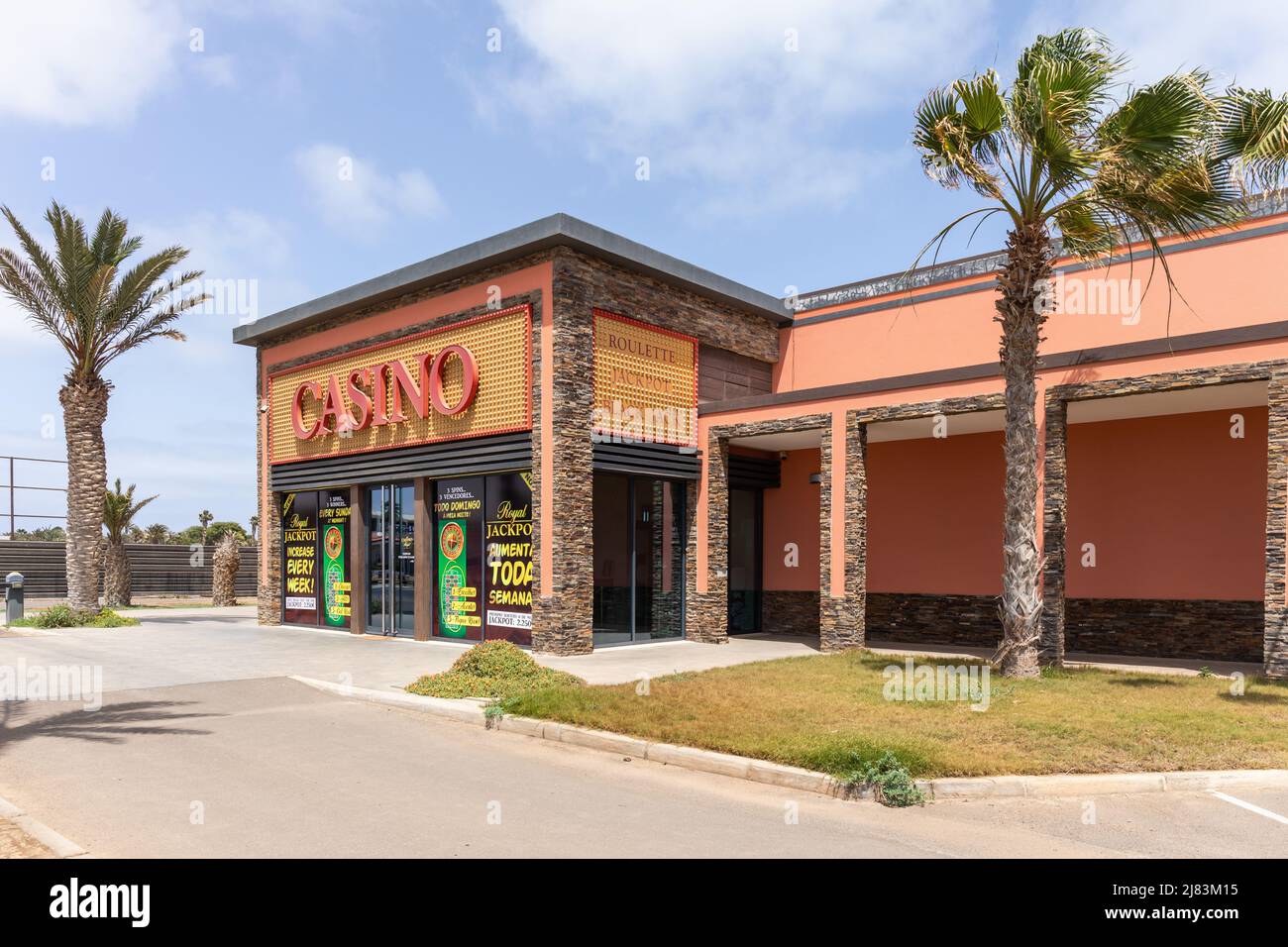 Casino Royal à Santa Maria, Sal, Iles du Cap-Vert, Afrique Banque D'Images