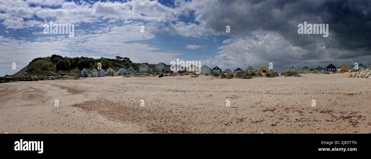Mudeford Sandbank Beach Dorset Royaume-Uni Banque D'Images