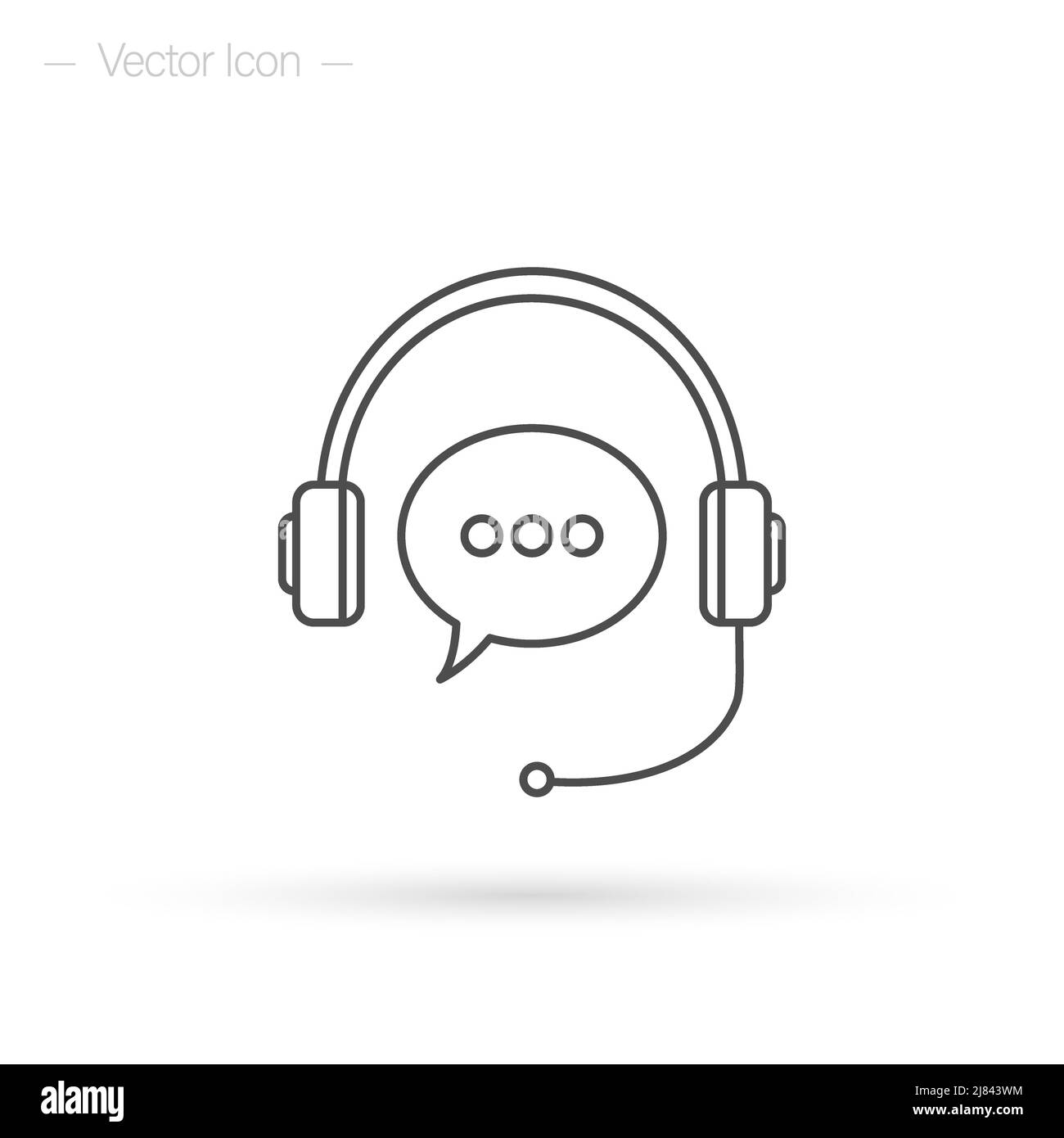 Icône de livre audio. Icône vectorielle de livre et de casque. Illustration vectorielle sur fond blanc Illustration de Vecteur