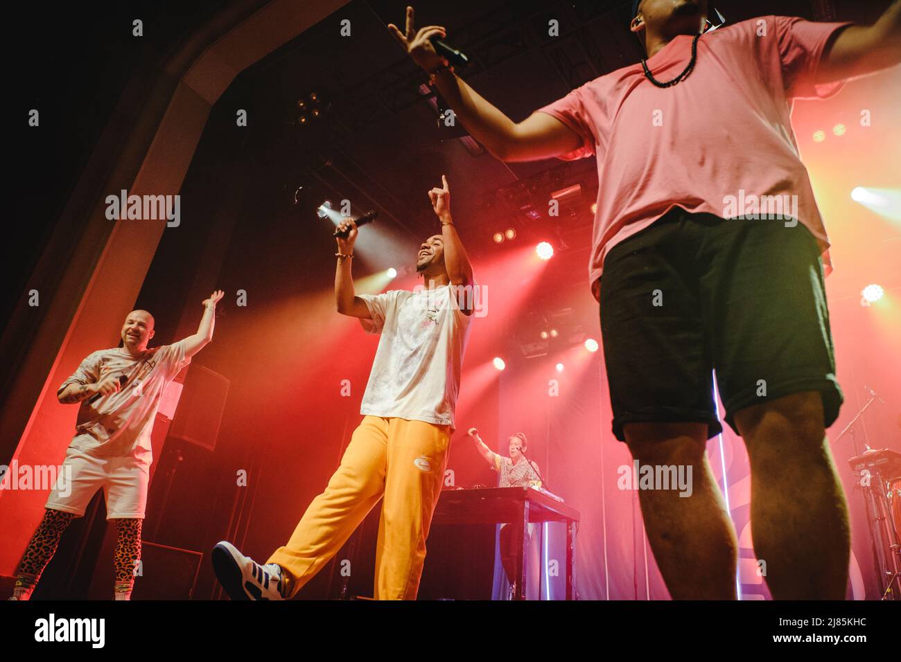 Berne, Suisse. 12th mai 2022. Le groupe allemand de rap Culcha Candela joue un concert à Bierhübeli à Berne. (Photo : Tilman Jentzsch). Credit: Gonzales photo/Alamy Live News Banque D'Images