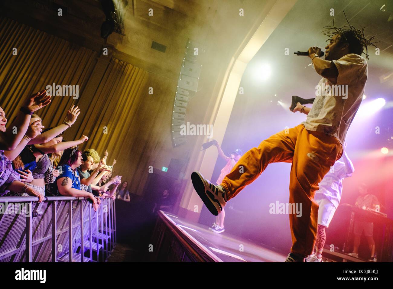 Berne, Suisse. 12th mai 2022. Le groupe allemand de rap Culcha Candela joue un concert à Bierhübeli à Berne. (Photo : Tilman Jentzsch). Credit: Gonzales photo/Alamy Live News Banque D'Images