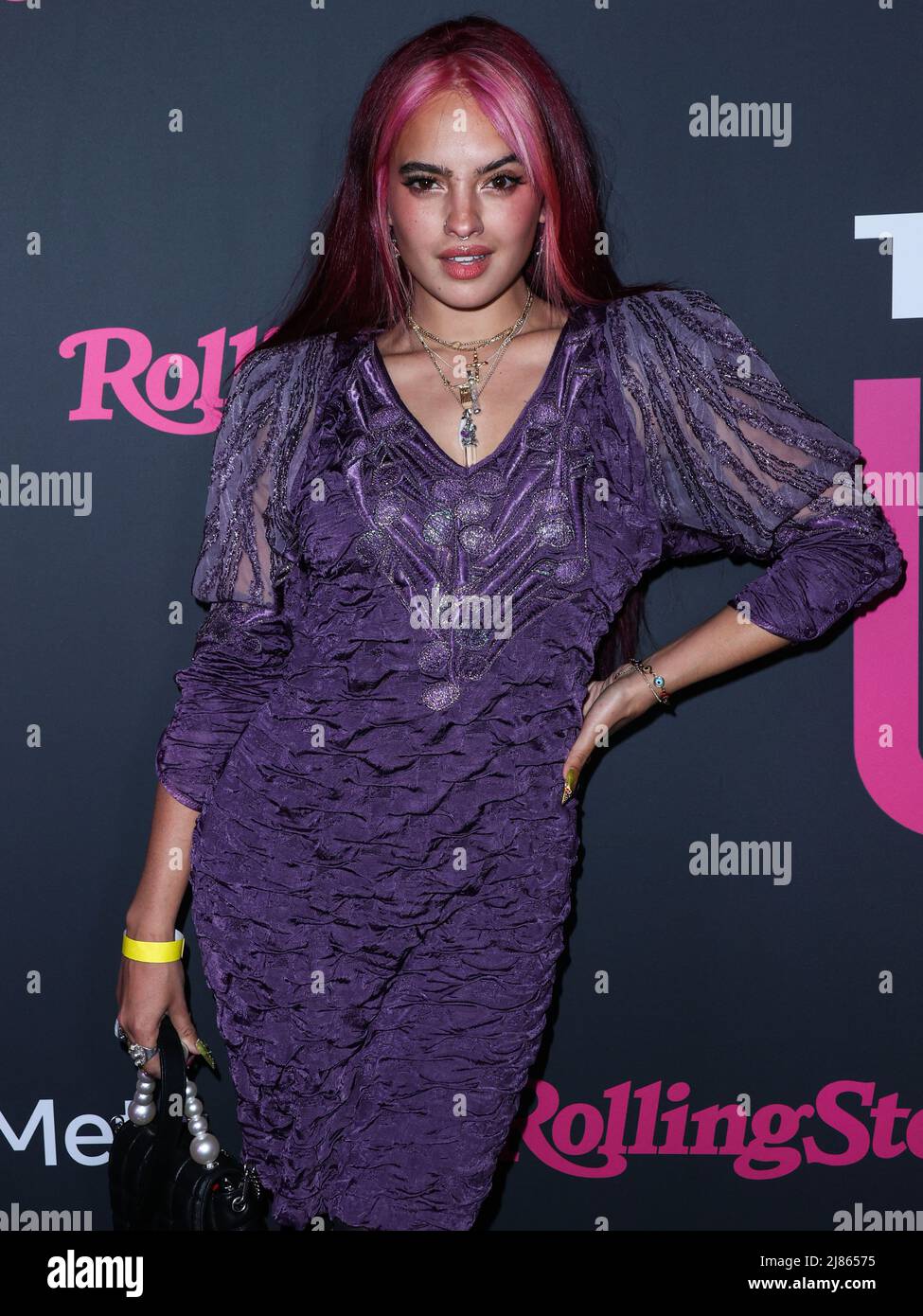 Beverly Hills, États-Unis. 12th mai 2022. BEVERLY HILLS, LOS ANGELES, CALIFORNIE, États-Unis - MAI 12 : Nina Daniel arrive à la Rolling Stone et Meta Inaugural Creators issue Celebration qui a eu lieu au Hearst Estate le 12 mai 2022 à Beverly Hills, Los Angeles, Californie, États-Unis. (Photo de Xavier Collin/image Press Agency) Credit: Image Press Agency/Alay Live News Banque D'Images