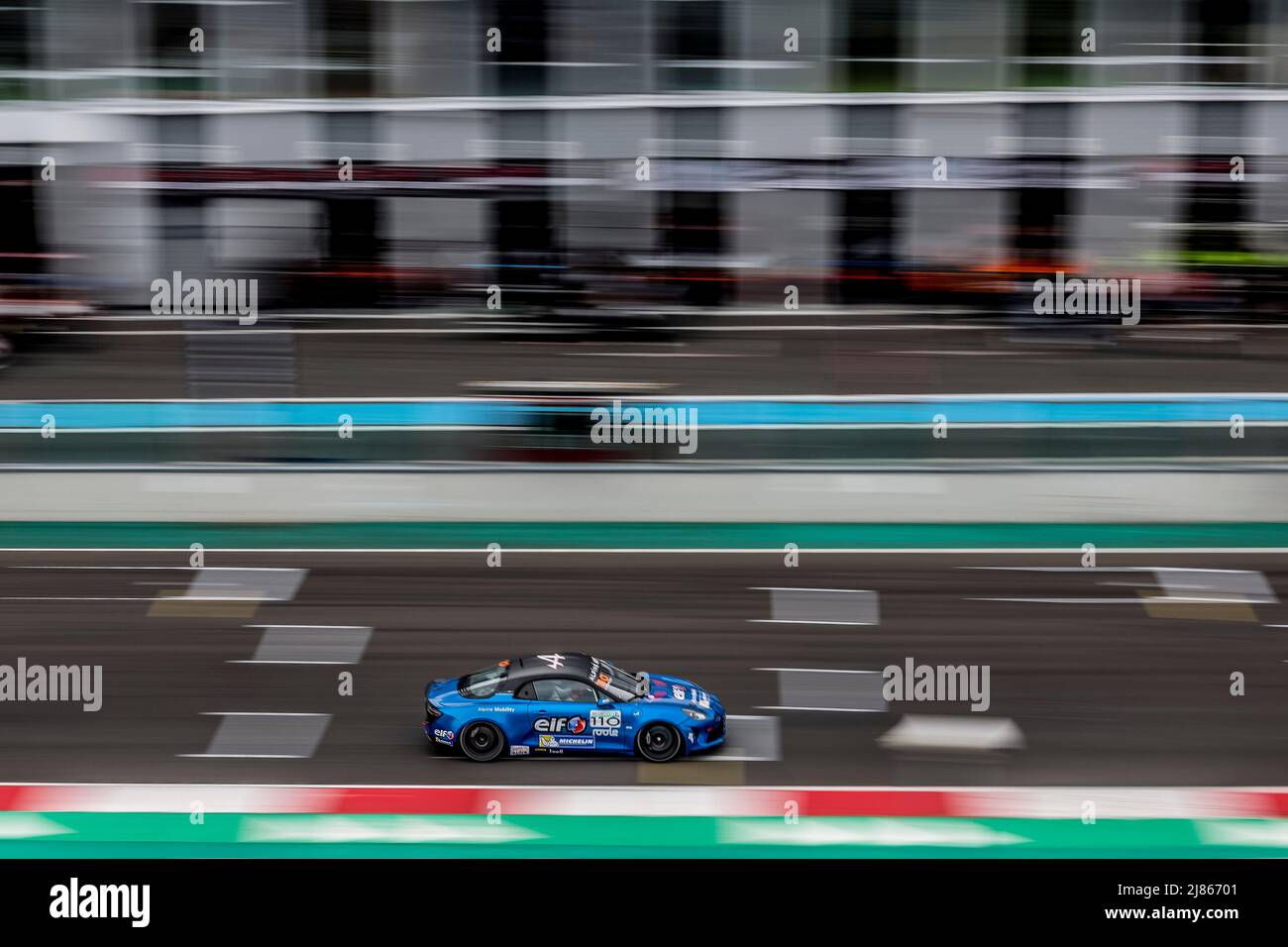 110 DE GROODT Stephane Edwin (bel), cours de Chazel technologie, coupe Alpine A110, action pendant la ronde 2nd de la coupe Alpine Europa 2022, du 13 au 15 mai sur le circuit de Nevers Magny-cours à Magny-cours, France - photo Marc de Mattia / DPPI Banque D'Images