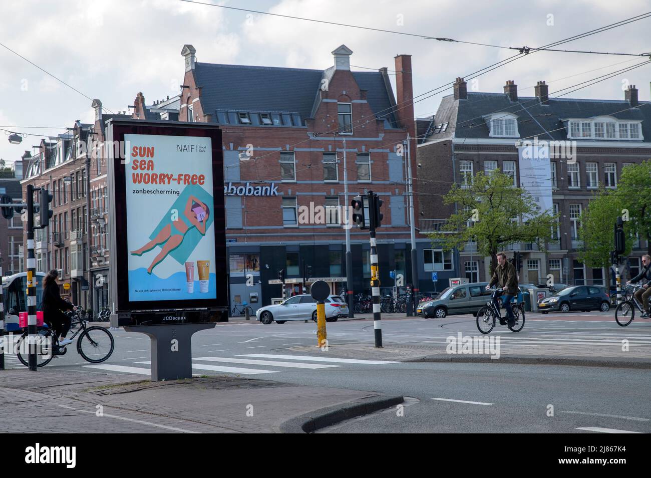Panneau d'affichage NAIF à Amsterdam, pays-Bas 23-4-2022 Banque D'Images