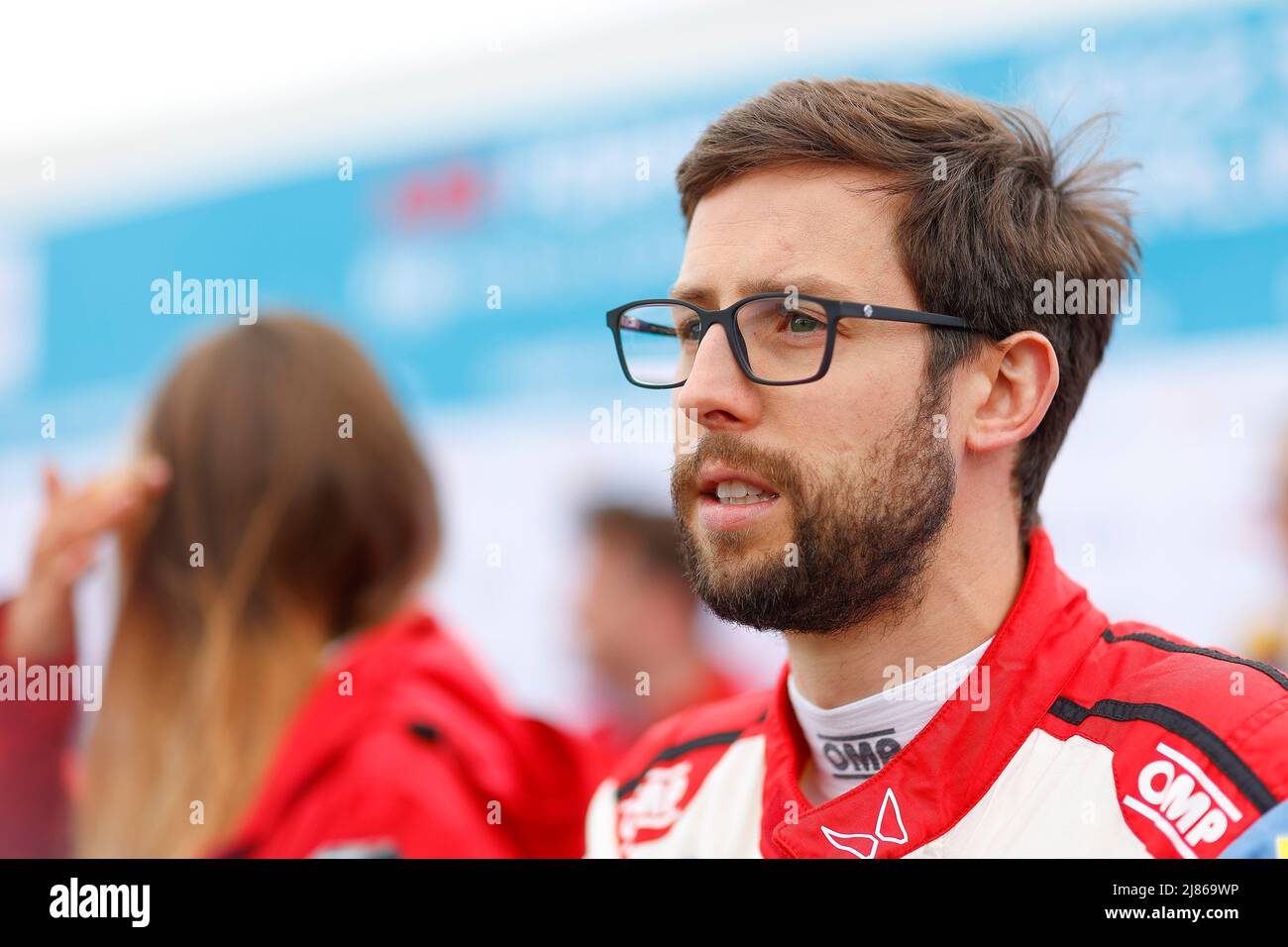 Berlin, Allemagne. 13th mai 2022. Berlin, Allemagne, 13/05/2022, SIMS Alexander (gbr), Mahindra Racing, Mahindra M7Electro, portrait, lors de l'ePrix de Berlin 2022, 5th rencontre du Championnat du monde de Formule E ABB FIA 2021-22, sur le circuit de rue de l'aéroport de Tempelhof du 13 au 15 mai, à Berlin - photo Frédéric le Floch / DPPI crédit: DPPI Media/Alay Live News Banque D'Images