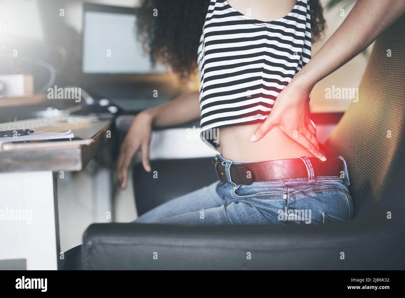 C'est que mon nerf sciatique flip à nouveau Banque D'Images