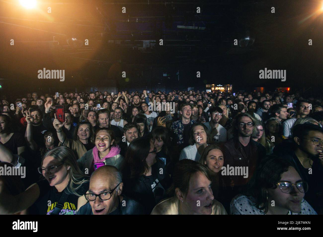 13 mai 2022 : le chanteur-compositeur-interprète et guitariste anglais James Bay présente un spectacle complet au Leadmill à Sheffield, lors de la dernière nuit de sa tournée au Royaume-Uni en 2022. La tournée se produit avant la sortie de son album studio de 3rd â€˜Leapâ€™ en juillet. Le Leadmill est toujours menacé de se fermer alors que des milliers de personnes signent une pétition pour sauver le lieu emblématique. Arctic Monkeys, Richard Hawley, Jarvis Cocker et amenez-moi les Oli Sykes de l'Horizonâ€™s sont parmi les artistes de Sheffield qui ont parlé en soutien au lieu (Credit image: © Myles Wright/ZUMA Press Wire) Banque D'Images