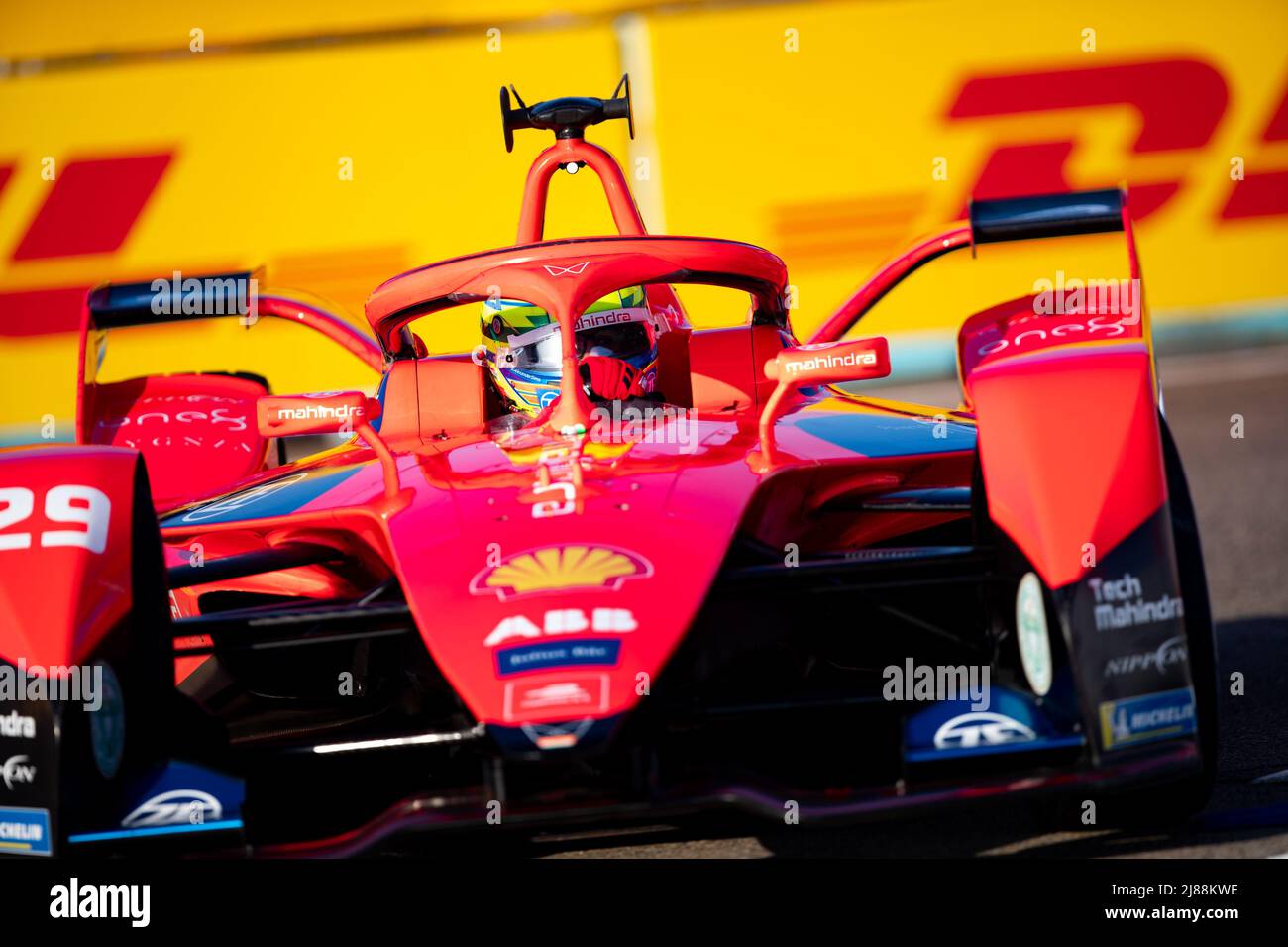 Berlin, Allemagne. 14th mai 2022. 29 SIMS Alexander (gbr), Mahindra Racing, Mahindra M7Electro, action lors de l'ePrix de Berlin 2022, 5th rencontre du Championnat du monde de Formule E de la FIA ABB 2021-22, sur le circuit de rue de l'aéroport de Tempelhof du 13 au 15 mai, à Berlin - photo: Joao Filipe/DPPI/LiveMedia crédit: Independent photo Agency/Alay Live News Banque D'Images