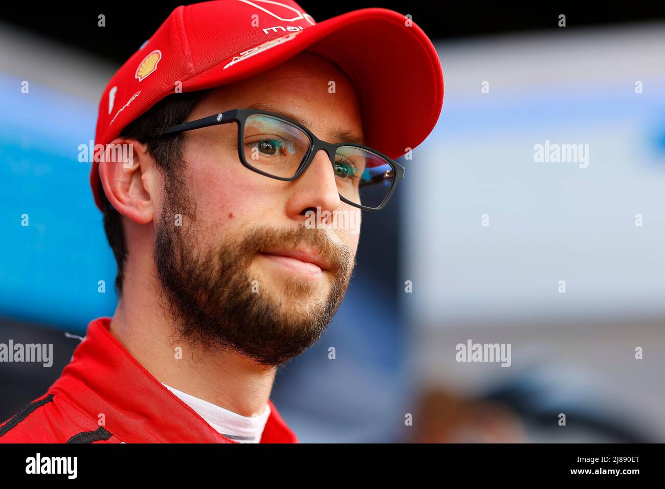 Berlin, Allemagne. 14th mai 2022. SIMS Alexander (gbr), Mahindra Racing, Mahindra M7Electro, portrait lors de l'ePrix de Berlin 2022, réunion 5th du Championnat du monde de Formule E de la FIA ABB 2021-22, sur le circuit de rue de l'aéroport de Tempelhof du 13 au 15 mai, à Berlin - photo Frédéric le Floch / DPPI crédit: DPPI Media/Alay Live News Banque D'Images