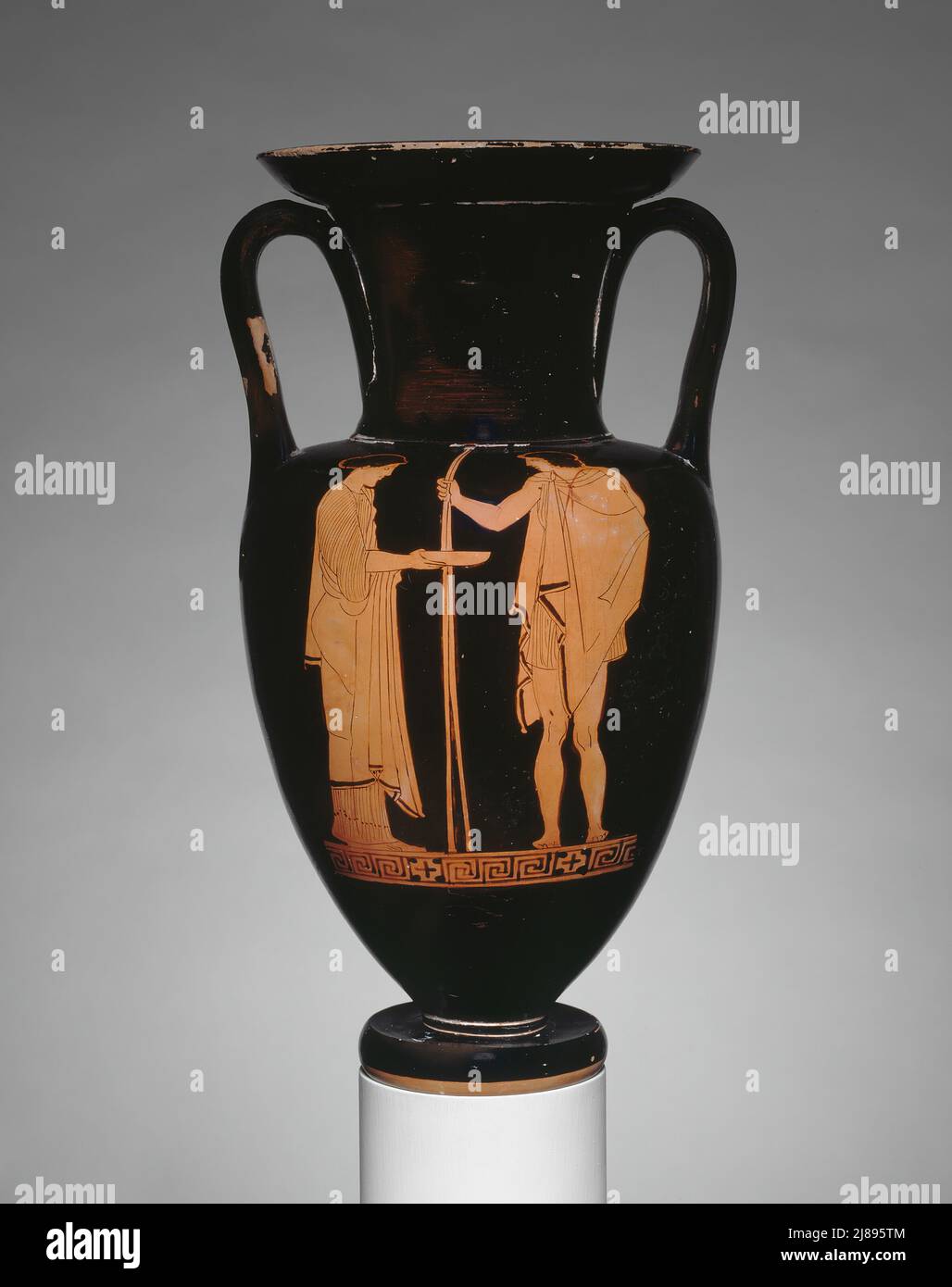 Amphora (pot de stockage), 455-445 BCE. Banque D'Images