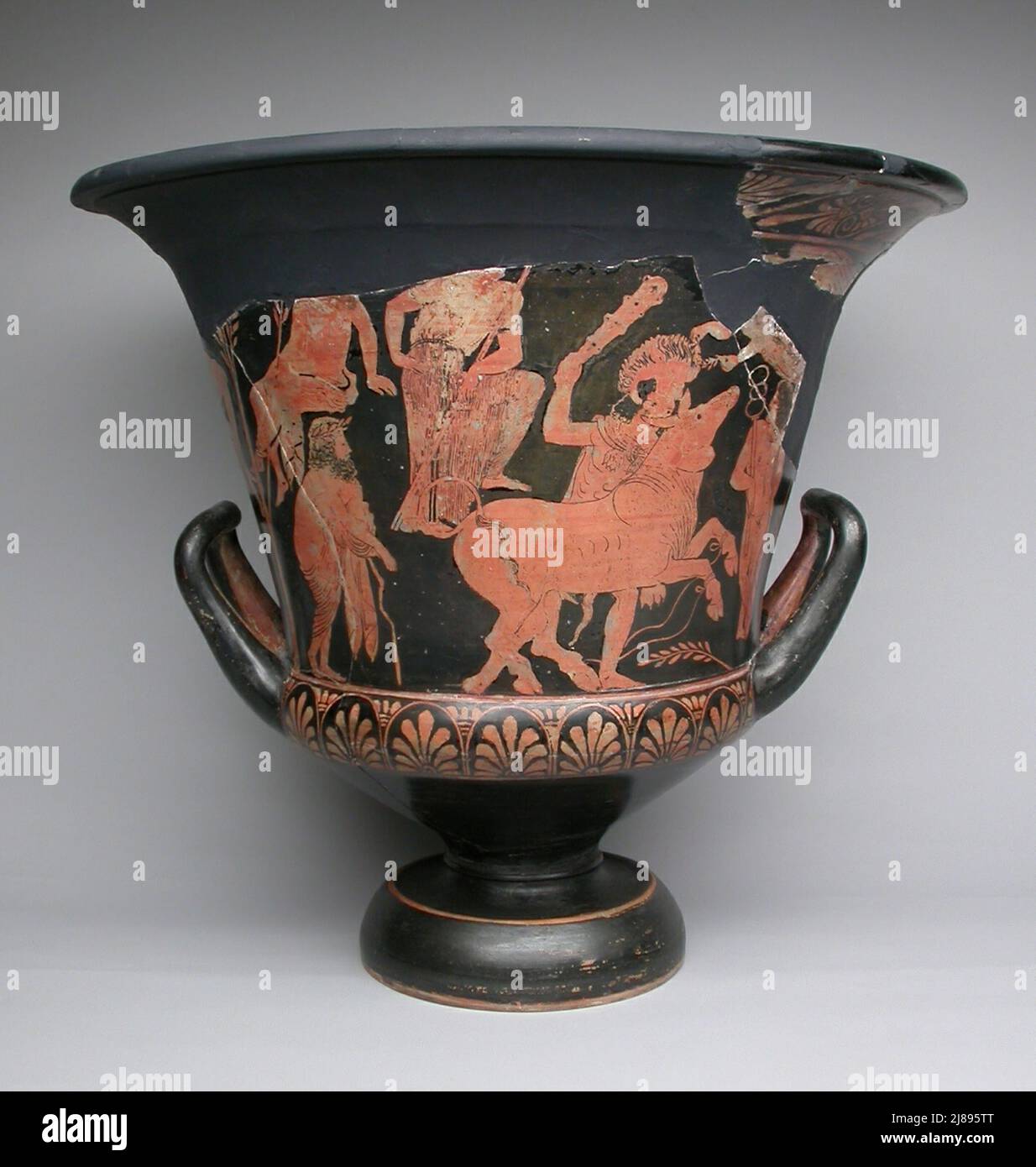 Calice Krater (bol à mélanger), environ 400-380 BCE. Banque D'Images