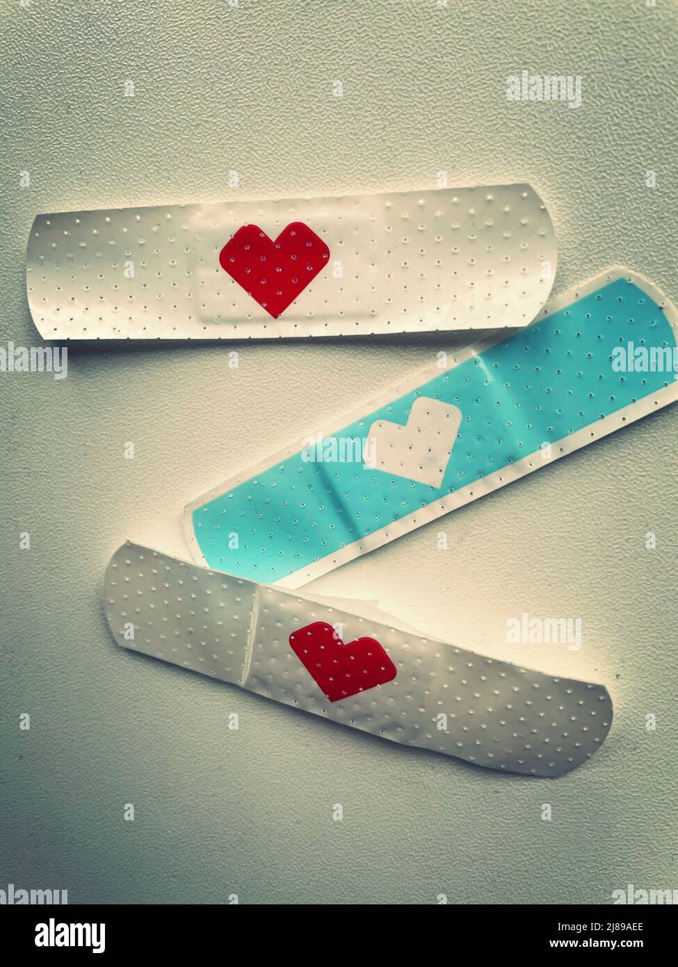 Three Bandids avec Heart Design < 2022, États-Unis Banque D'Images