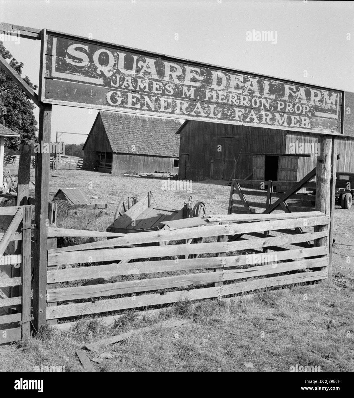 Remarque sur le changement de durée de vie. Sur les États-Unis 99. Benton County, Oregon, Williamette Valley. Banque D'Images