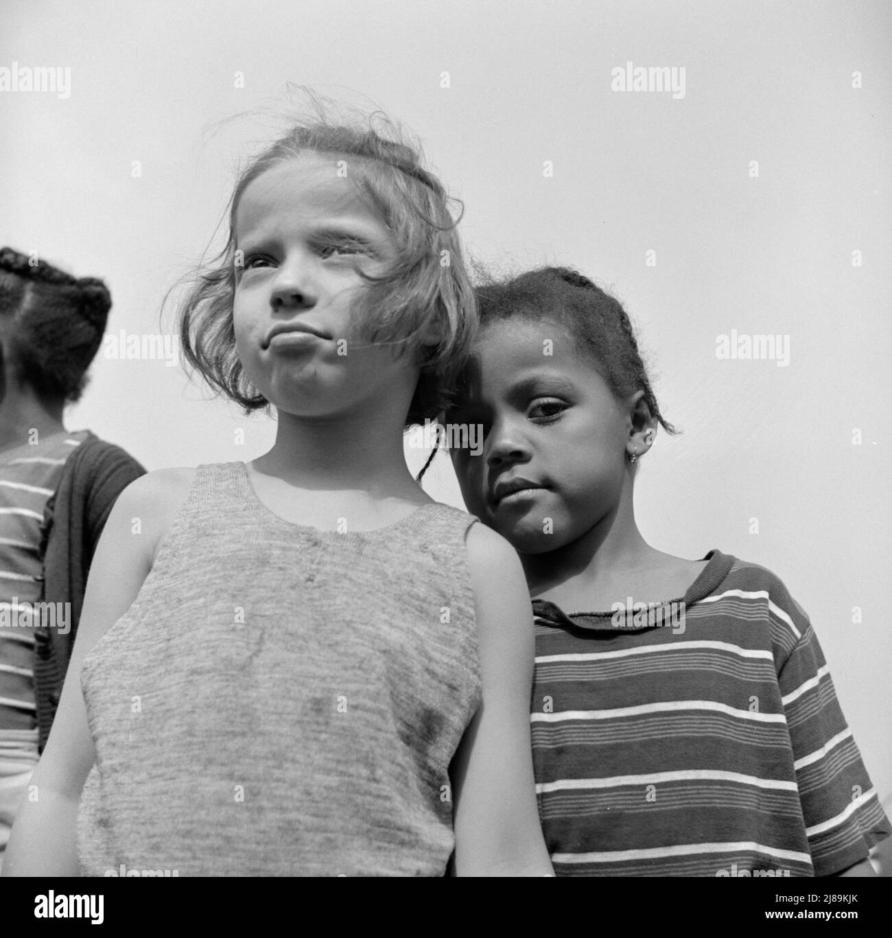 Haverspaille, New York. Activités interraciales au Camp Sceaux de Noël, où les enfants sont aidés par le Service de camp méthodiste. Amis du camp. Banque D'Images