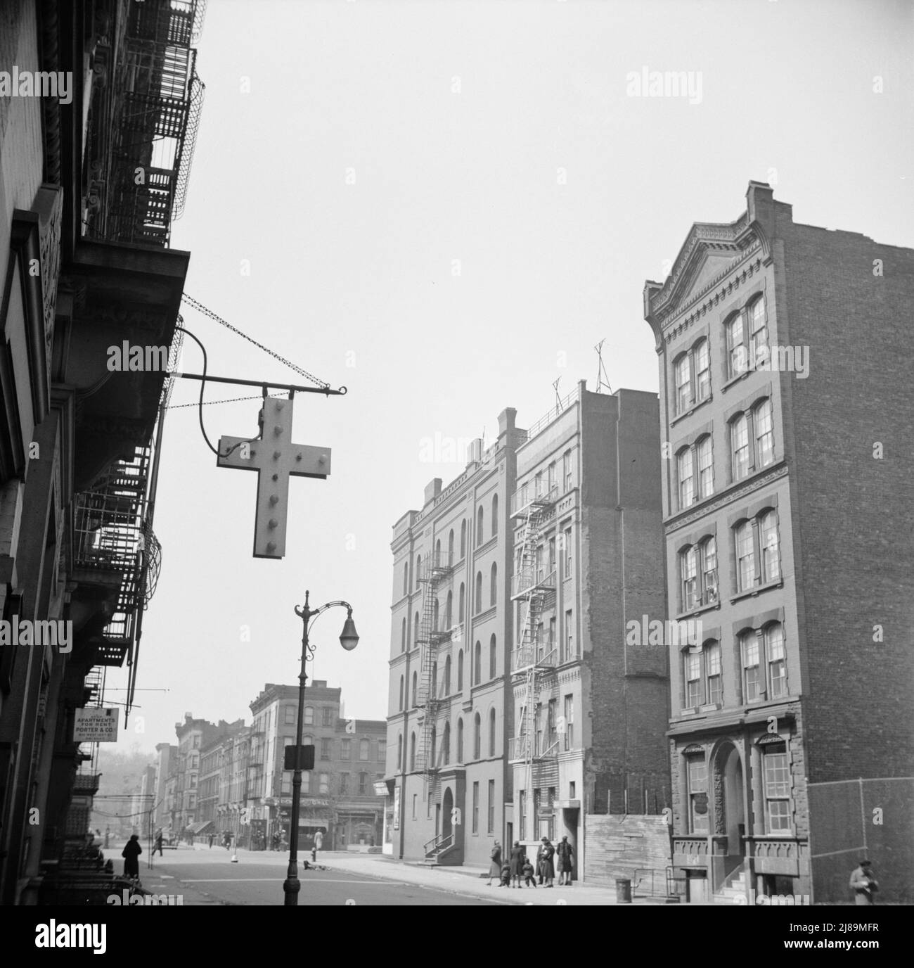 Marché aux poissons de Fulton. New York, New York. Banque D'Images