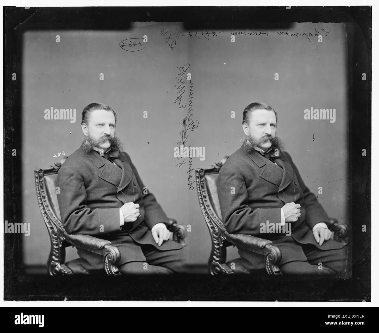 Chapman Freeman de Pennsylvanie, 1865-1880. Freeman, l'honorable Chapman de Pennsylvanie, entre 1865 et 1880. [Homme politique, avocat, officier de marine: Assistant payeur par intérim Marine des États-Unis; commissaire du centenaire à Vienne, Autriche]. Banque D'Images