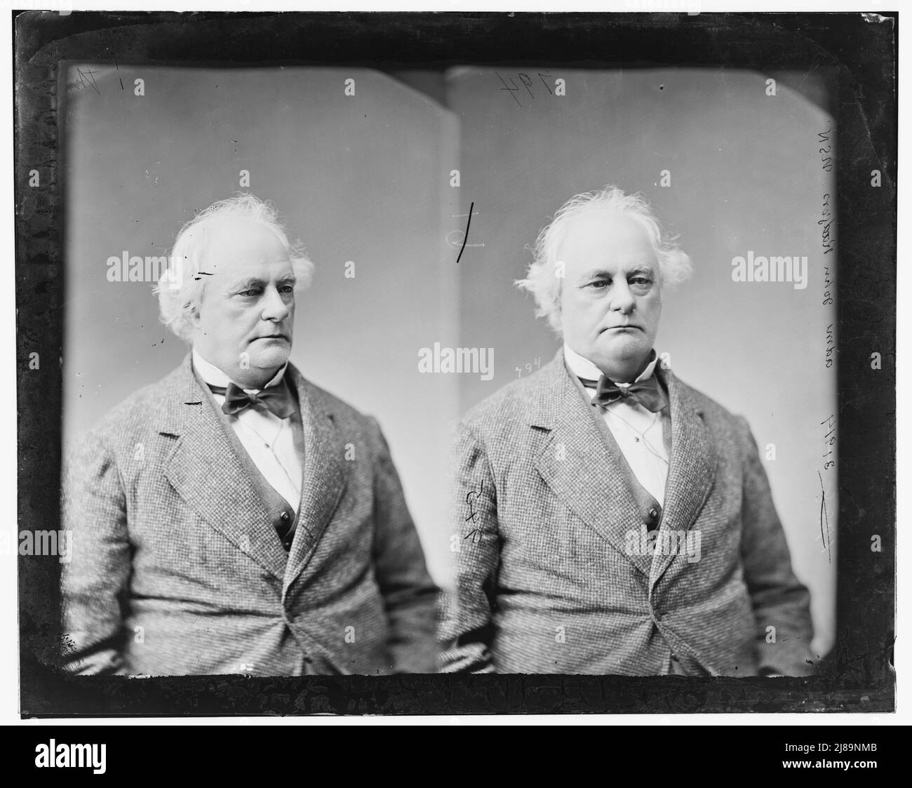Amiral John Rodgers, 1865-1880. Rogers, ADML. John, U.S.N. [US Navy] (non en uniforme), entre 1865 et 1880. [A combattu dans l'armée de l'Union pendant la guerre de Sécession américaine; a pris part à l'attaque sur le fort Sumter; a capturé l'USS Atlanta en toute ironnance confédérée]. Banque D'Images