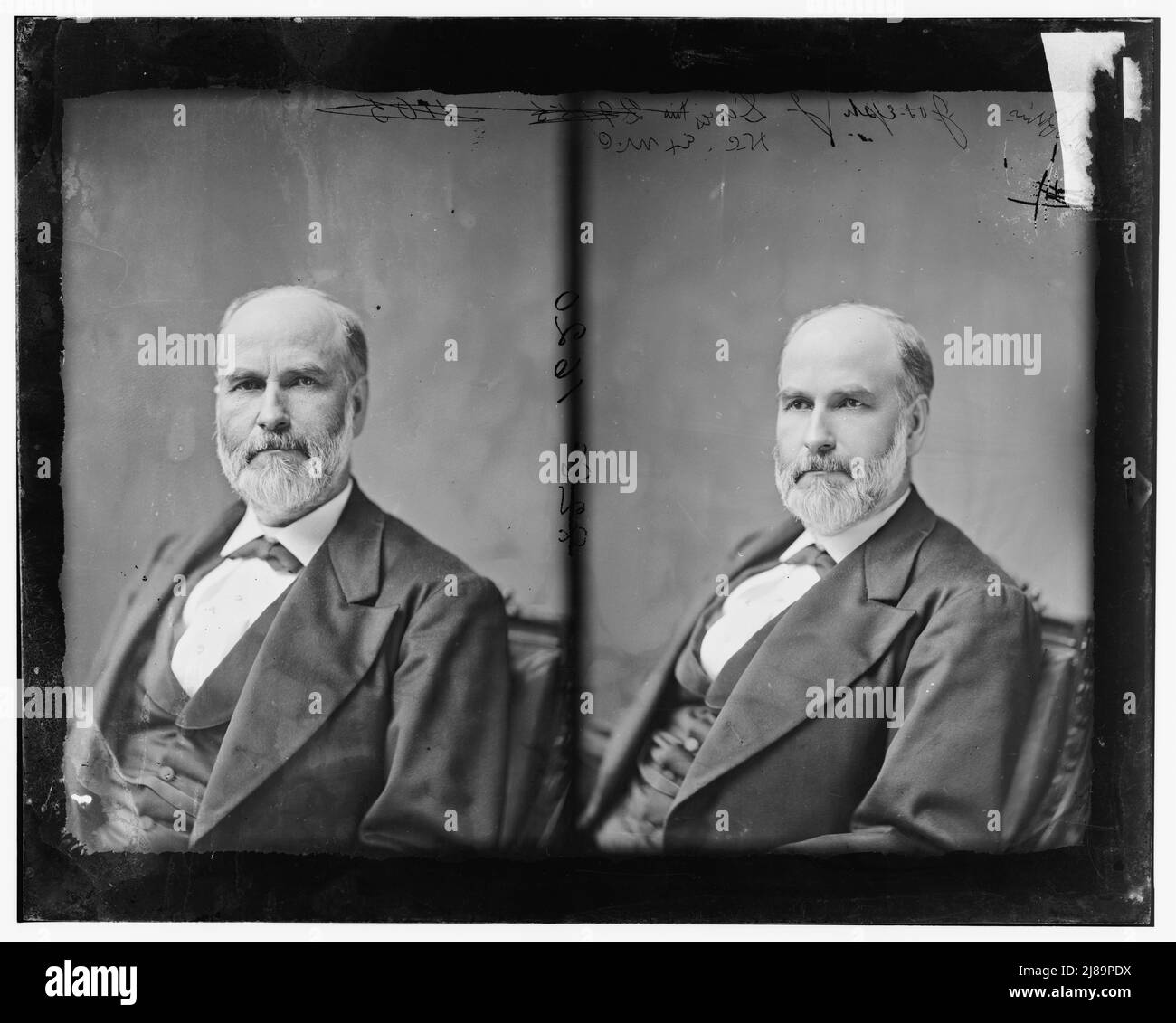 Joseph Jonathan Davis de Caroline du Nord, 1865-1880. Joseph J. de N.C., R. Davis Capt. De Co. G. 47th N.C. Rég. C.S.A., entre 1865 et 1880. [Avocat, juge, homme politique et soldat : capitaine du régiment d'infanterie de Caroline du Nord de 47th de l'Armée confédérée]. Banque D'Images