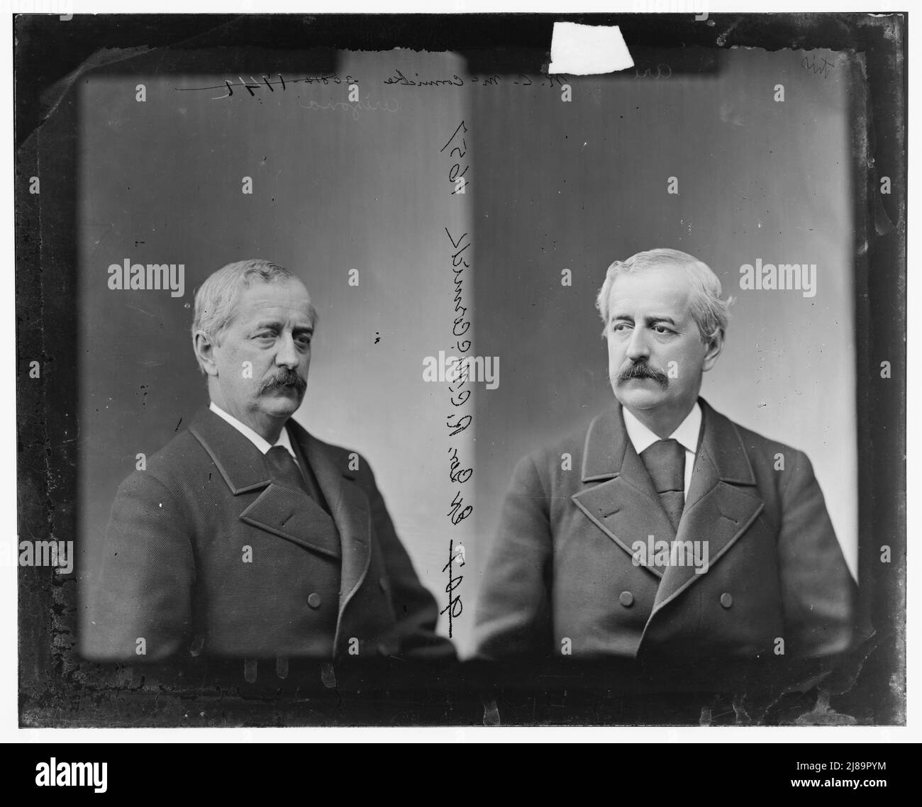 M. McCormick, l'honorable Richard Cunningham, délégué de l'Arizona et M. C.[membre du Congrès?] De New York, c.1865-1880. Il a été correspondant du New York Evening Post et de l'Annonceur commerciale de New York auprès de l'Armée du Potomac en 1861-1862. Nommé par Lincoln Secrétaire de l'Arizona. Banque D'Images