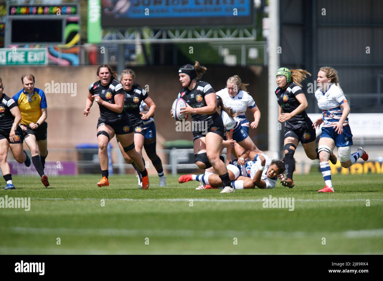 Femmes Allianz Premier 15s - Exeter Chiefs Women contre Bristol Bears Women - samedi 14th mai 2022 - Sandy Park - Exeter, samedi 14 mai 2022 - Sandy Park - Exeter - Royaume-Uni photo obligatoire crédit: Martin Edwards crédit: Martin Edwards/Alay Live News Banque D'Images