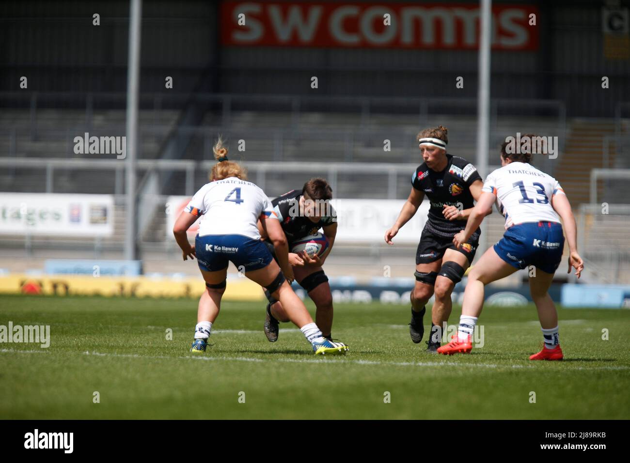 Exeter Chief's Poppy Leitch in action femmes Allianz Premier 15s - Exeter Chiefs Women / Bristol Bears Women - samedi 14th mai 2022 - Sandy Park - Exeter, samedi 14 mai 2022 - Sandy Park - Exeter - Royaume-Uni crédit photo obligatoire: Martin Edwards crédit: Martin Edwards/Alay Live News Banque D'Images